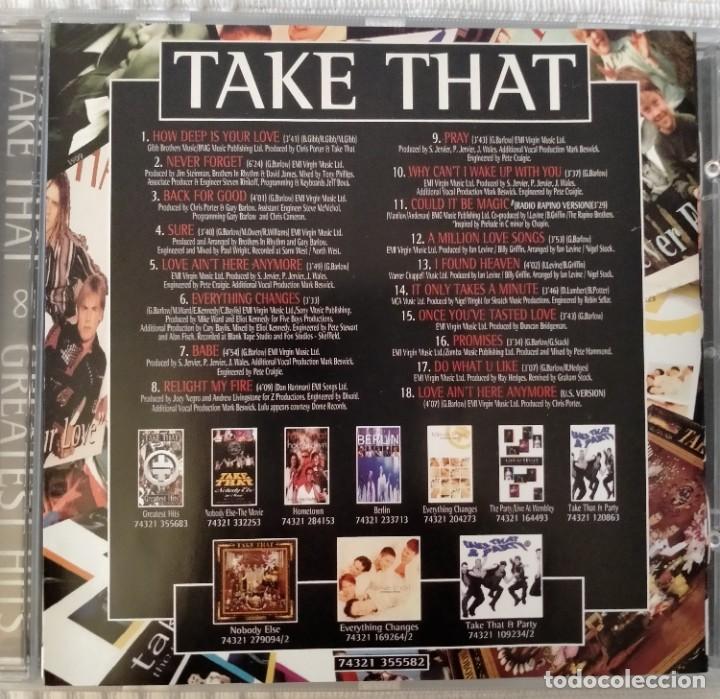 CDs de m&uacute;sica: CD Take That Greatest hits como nuevo - Foto 2