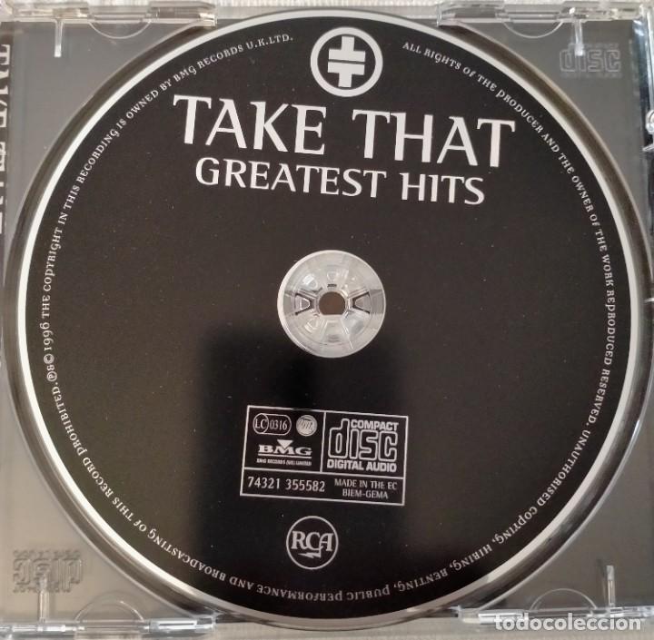 CDs de m&uacute;sica: CD Take That Greatest hits como nuevo - Foto 3