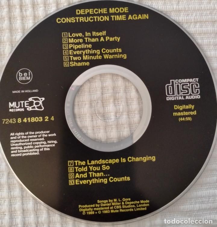 CDs de m&uacute;sica: CD Depeche Mode Construction Time Again 1989 - Foto 2