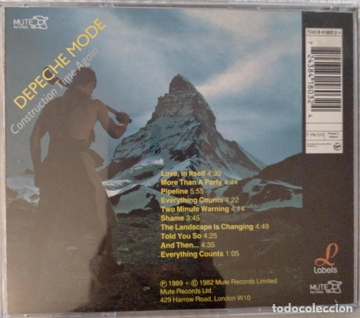 CDs de m&uacute;sica: CD Depeche Mode Construction Time Again 1989 - Foto 3