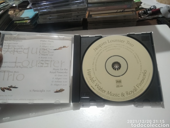 CDs de m&uacute;sica: CD Jacques Loussier, trio Handel - Foto 2