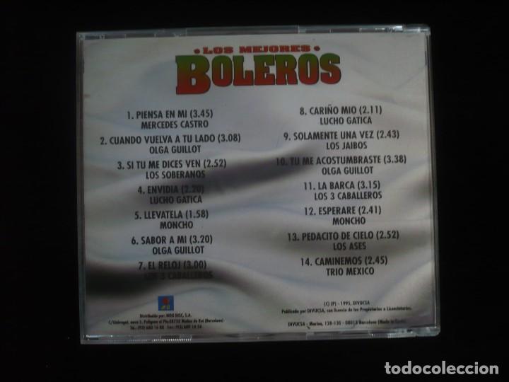 CDs de m&uacute;sica: los mejores boleros - cd como nuevo - Foto 2