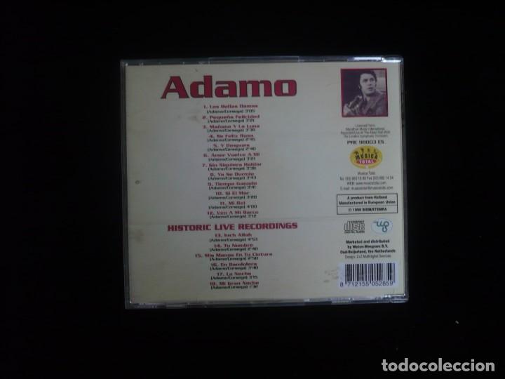 CDs de m&uacute;sica: adamo - grandes exitos - cd casi como nuevo - Foto 2