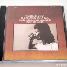 CDs de Música: CD CAMARÓN CON PACO DE LUCÍA. CASTILLOS DE ARENA. EDICIÓN POLYGRAM 1997. NUEVO.. Lote 308006773