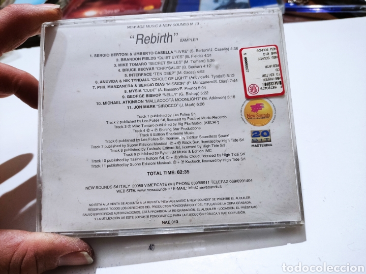 CDs de m&uacute;sica: CD new age,rebirth - Foto 4