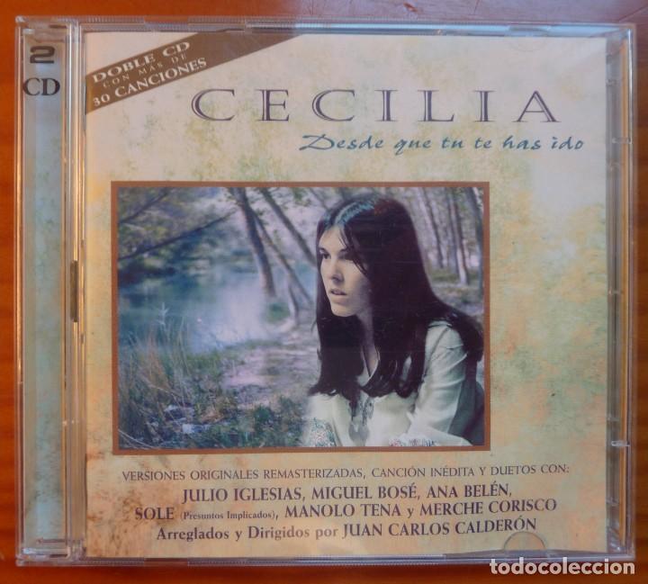 CDs de m&uacute;sica: CECILIA / DESDE QUE TU TE HAS IDO / 2CD / 1996 / CD - Foto 1