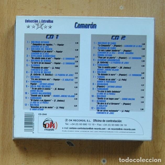 CDs de m&uacute;sica: CAMARON - COLECCION 5 ESTRELLAS - 2 CD - Foto 2