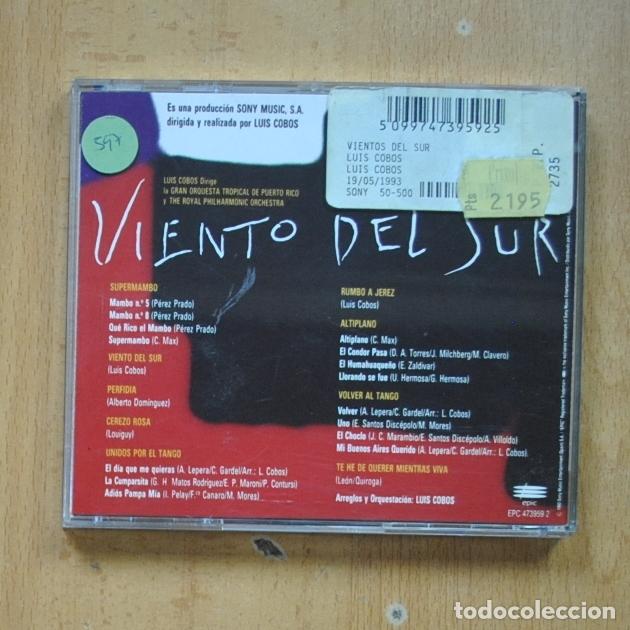 CDs de m&uacute;sica: LUIS COBOS - VIENTO DEL SUR - CD - Foto 2