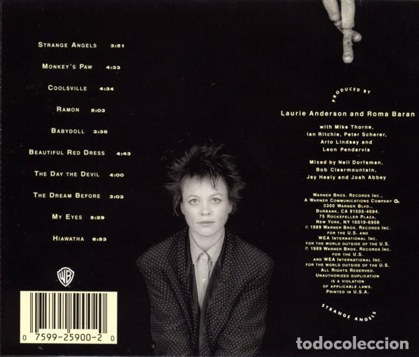 CDs de m&uacute;sica: Laurie Anderson - Strange Angels - CD - Foto 2