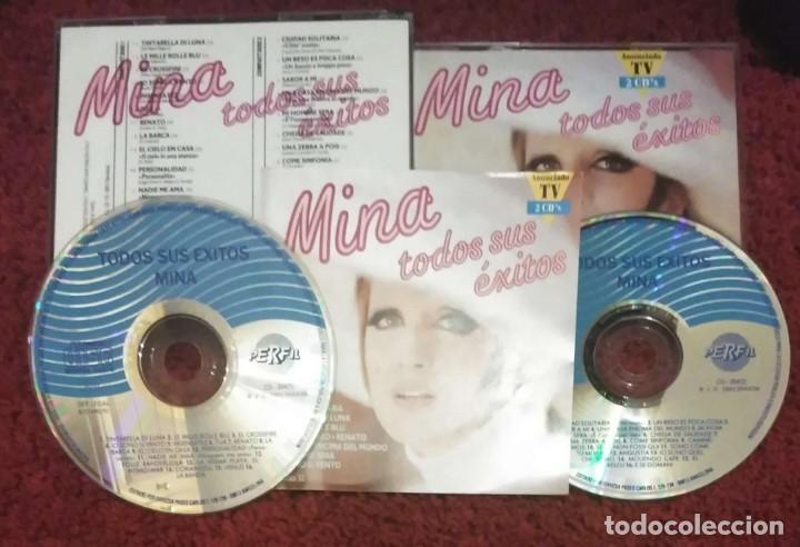 CDs de m&uacute;sica: MINA (TODOS SUS EXITOS) 2 CDs 1991 - Foto 3