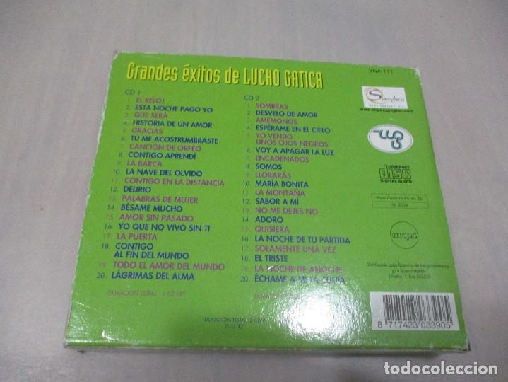 CDs de m&uacute;sica: LUCHO GATICA Grandes &eacute;xitos (2 CD) DI1448 - Foto 2