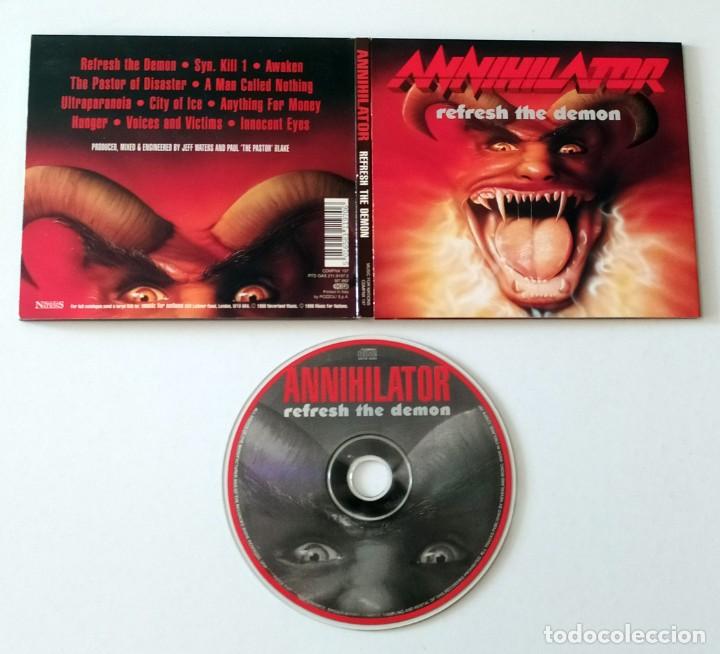 CDs de m&uacute;sica: CD ANNIHILATOR - REFRESH THE DEMON - Foto 2
