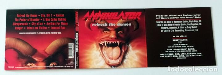 CDs de m&uacute;sica: CD ANNIHILATOR - REFRESH THE DEMON - Foto 3