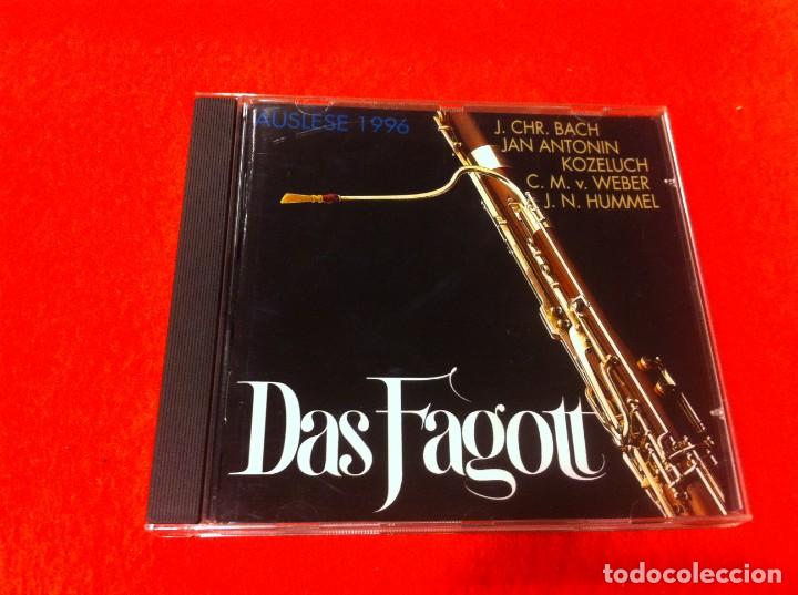 CDs de m&uacute;sica: CD. DAS FAGOTT. AUSLESE 1996 - Foto 1