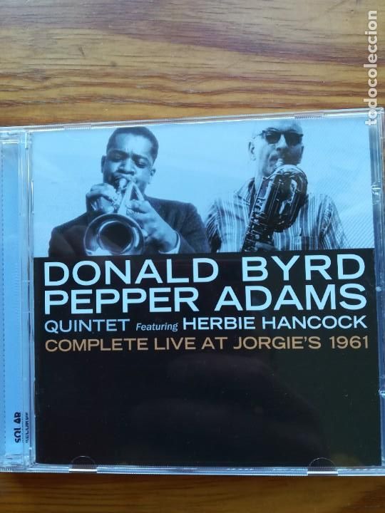 CDs de m&uacute;sica: Donald Byrd. Pepper Adams. CD - Foto 1