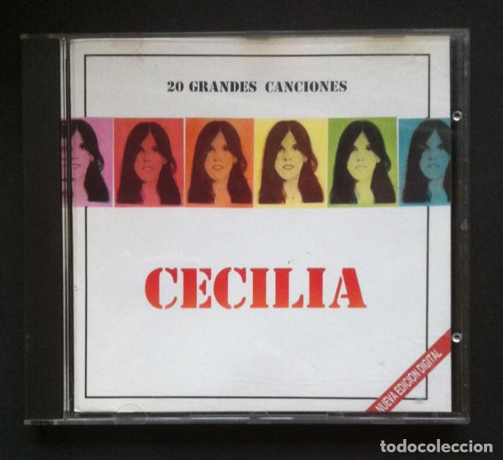 CDs de m&uacute;sica: CECILIA - 20 Grandes Canciones - CD - CBS - Foto 1