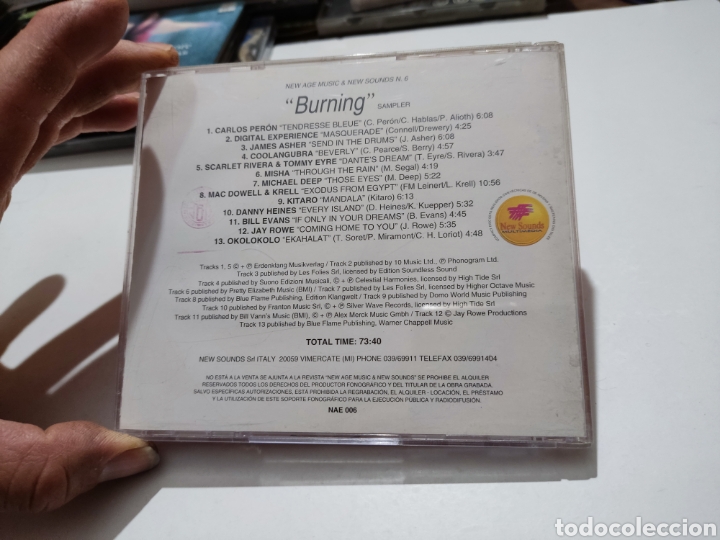 CDs de m&uacute;sica: CD new age,burning - Foto 4