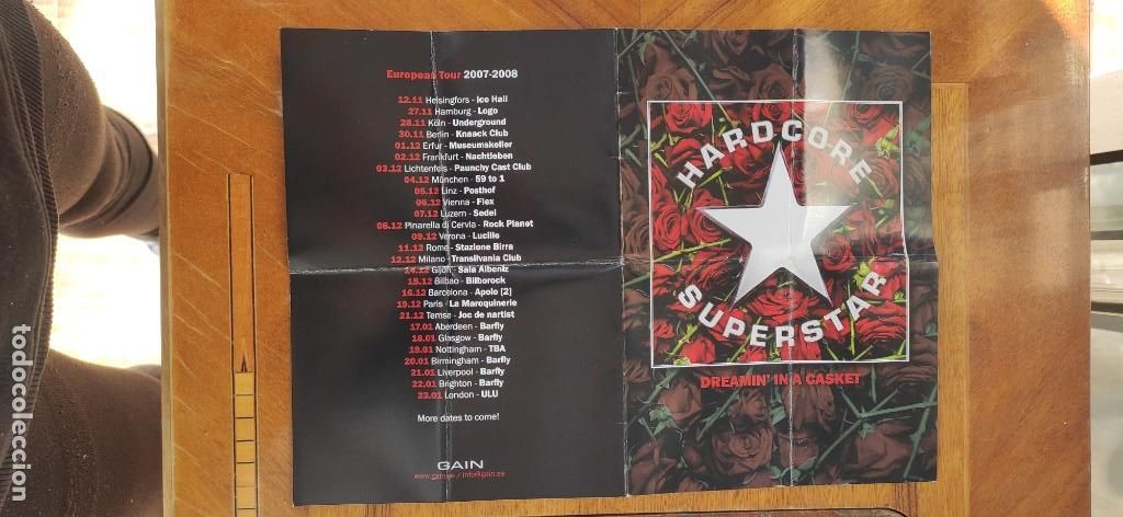CDs de m&uacute;sica: Hoja promocional Hardcore Superstar - Foto 1