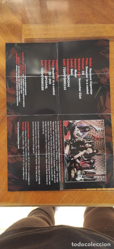 CDs de m&uacute;sica: Hoja promocional Hardcore Superstar - Foto 2