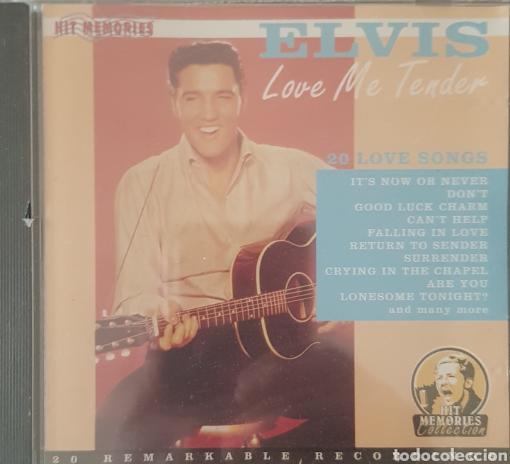 CDs de m&uacute;sica: ELVIS PRESLEY LOVE ME TENDER - Foto 1