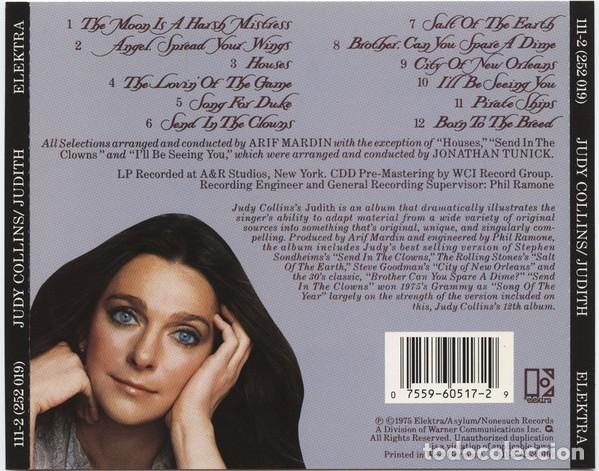 CDs de m&uacute;sica: Judy Collins - Judith - CD - Foto 2