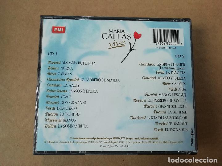 CDs de m&uacute;sica: MARIA CALLAS VIVE 2 CD + LIBRETO - Foto 4