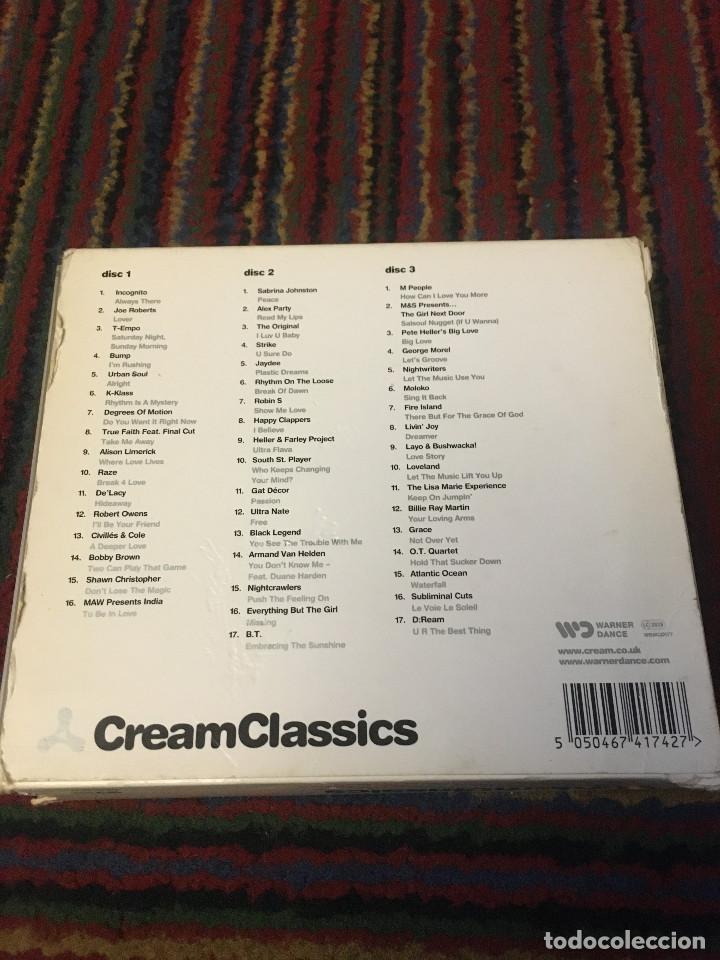 CDs de m&uacute;sica: RECOPILATORIO HOUSE / 3CD / CREAM CLASSICS - Foto 2