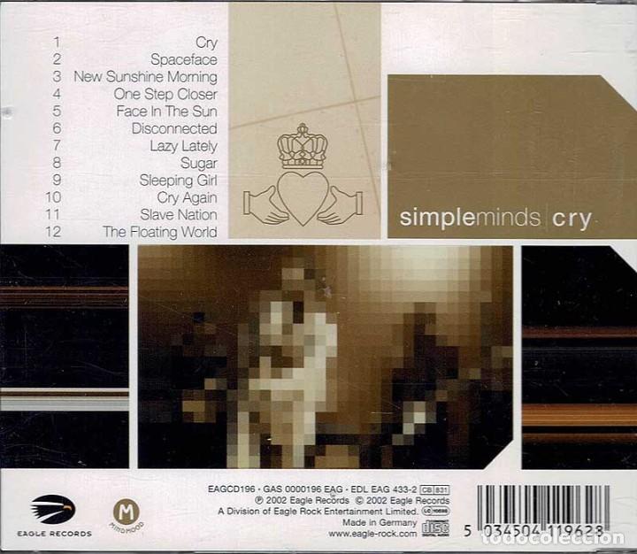 CDs de m&uacute;sica: Simple Minds - Cry. CD - Foto 2