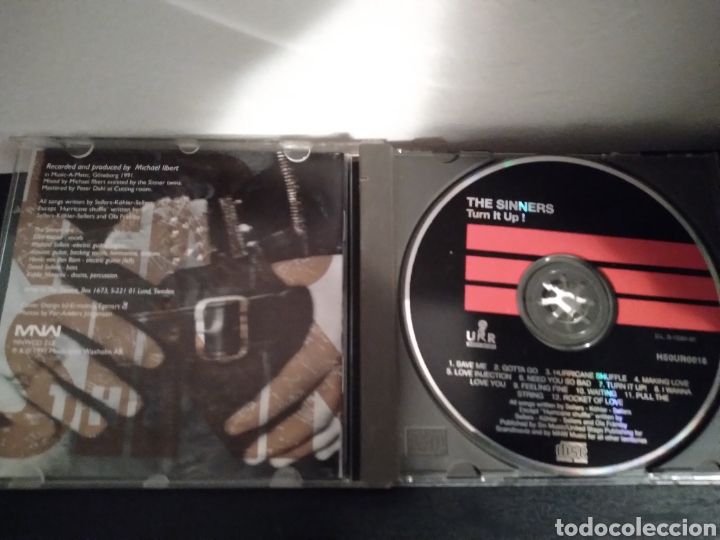 CDs de m&uacute;sica: Cd - THE SINNERS &rdquo;TURN IT UP!&rdquo; ESP.92 - Foto 2