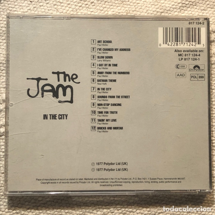 CDs de m&uacute;sica: The Jam - In The City - CD - Foto 2
