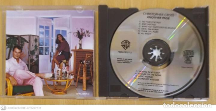 CDs de m&uacute;sica: CHRISTOPHER CROSS (ANOTHER PAGE) CD 1983 - Foto 3