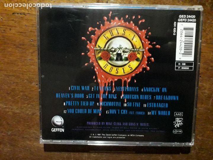 CDs de m&uacute;sica: Guns & roses - use your illusion II - Foto 3