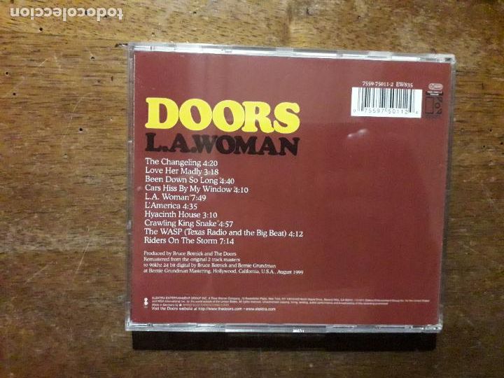CDs de m&uacute;sica: The doors - L. A. Woman - Foto 3