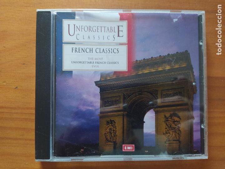 CDs de m&uacute;sica: CD UNFORGETTABLE CLASSICS - FRENCH CLASSICS (HP1) - Foto 1