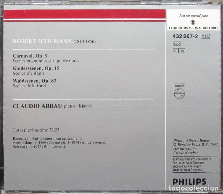 CDs de m&uacute;sica: SCHUMANN - CARNAVAL - CLAUDIO ARRAU - Foto 2