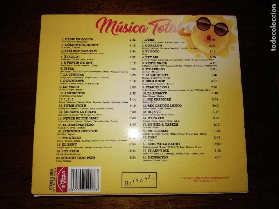 CDs de m&uacute;sica: M&uacute;sica total cd exitos del verano - Foto 2