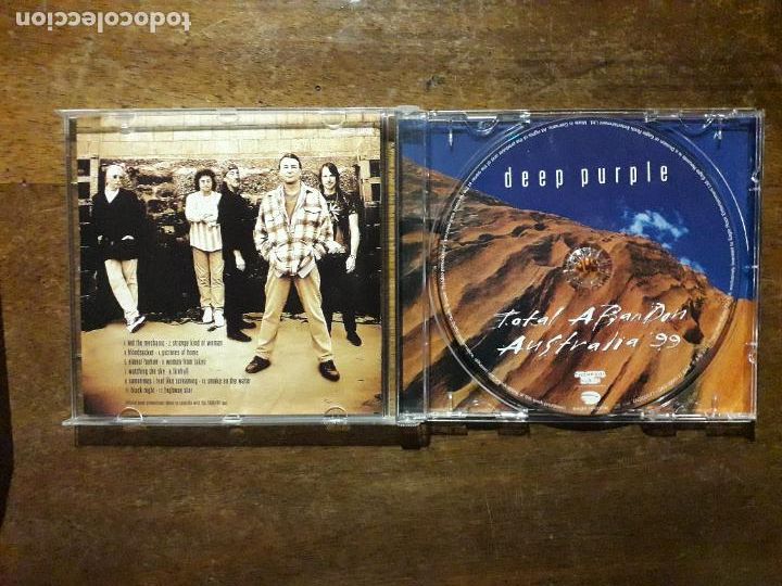 CDs de m&uacute;sica: Deep purple - total abandon - Australia 99 - Foto 2
