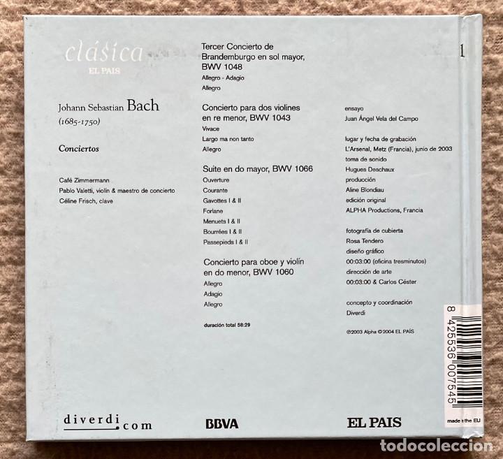 CDs de m&uacute;sica: Bach. Caf&eacute; Zimmermann. Conciertos (0029CD) - Foto 2