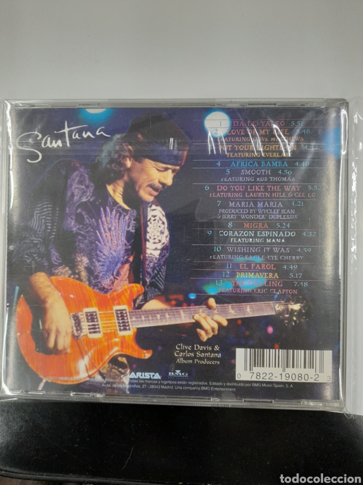 CDs de m&uacute;sica: SANTANA. Supernatural. - Foto 2