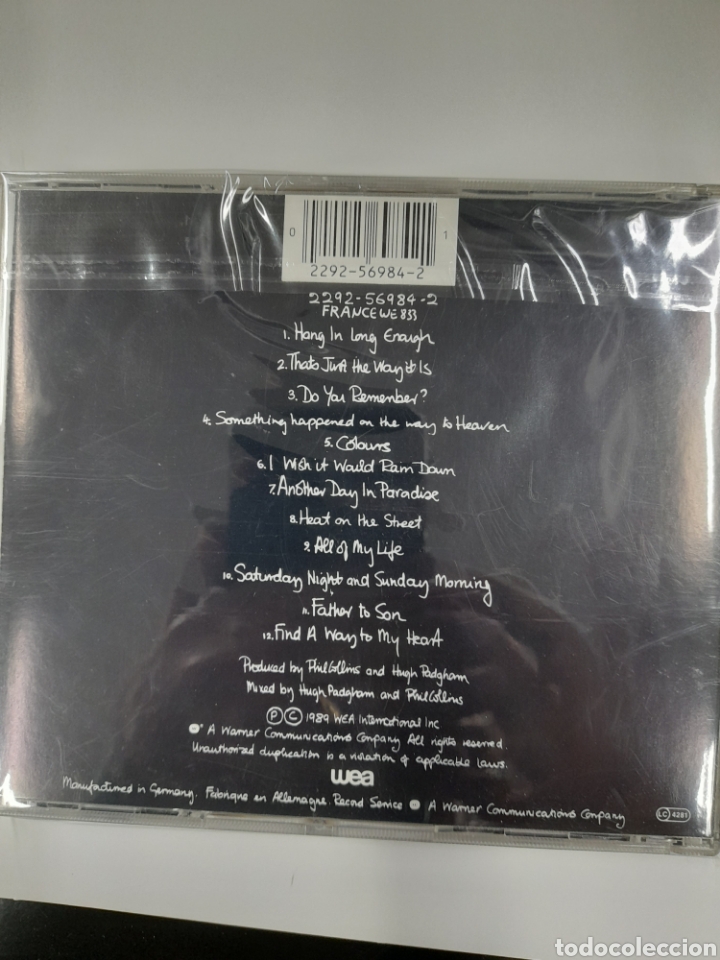 CDs de m&uacute;sica: Phil Collins. But Senonday - Foto 2