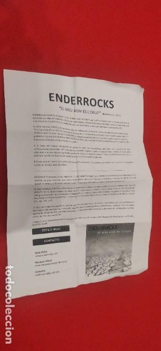 Musik-CDs: Hoja promocional Enderrocks 'El meu nom es loblit'