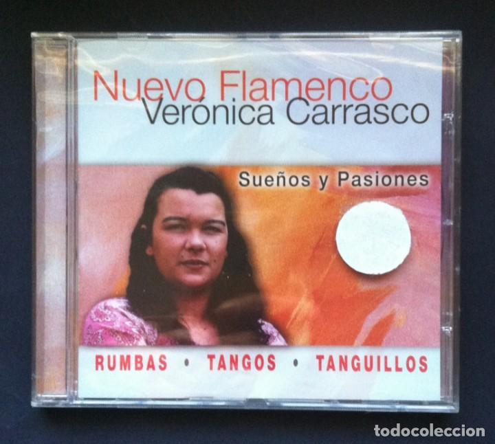 Music CDs: VERONICA CARRASCO - Sue&ntilde;os y Pasiones (Nuevo Flamenco) - CD - CJS (Nuevo / Precintado)