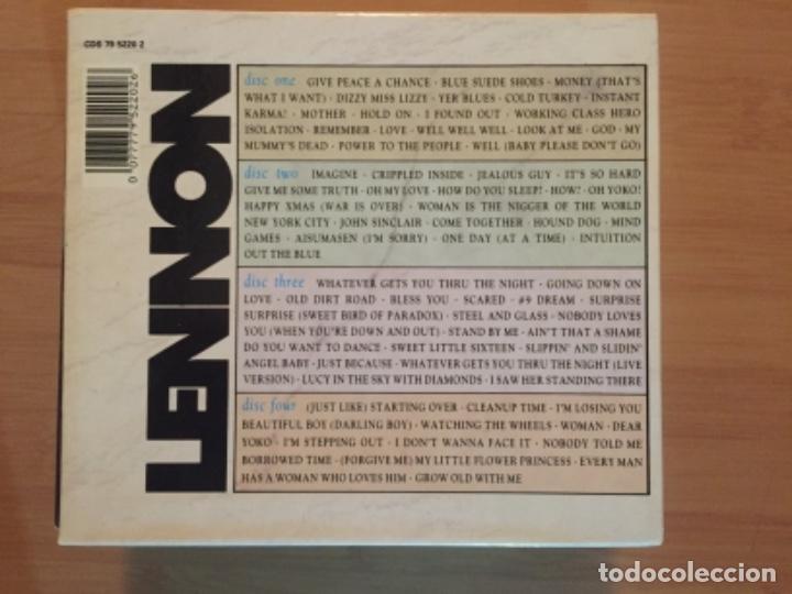 CDs de m&uacute;sica: JOHN LENNON. Lennon 4 cd set. (box set 1990) - Foto 2
