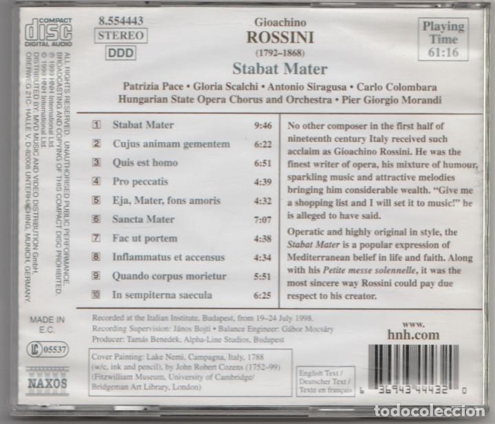 CDs de m&uacute;sica: CD ROSSINI - STABAT MASTER - Foto 2