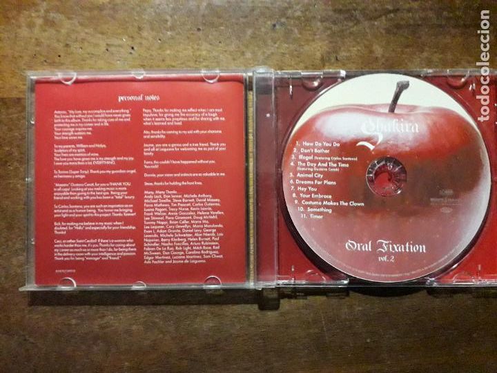 CDs de m&uacute;sica: Shakira - oral fixation vol. 2 - Foto 2