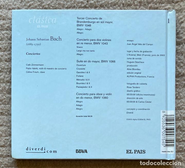 CDs de m&uacute;sica: BACH. CONCIERTOS (0051CD) - Foto 2