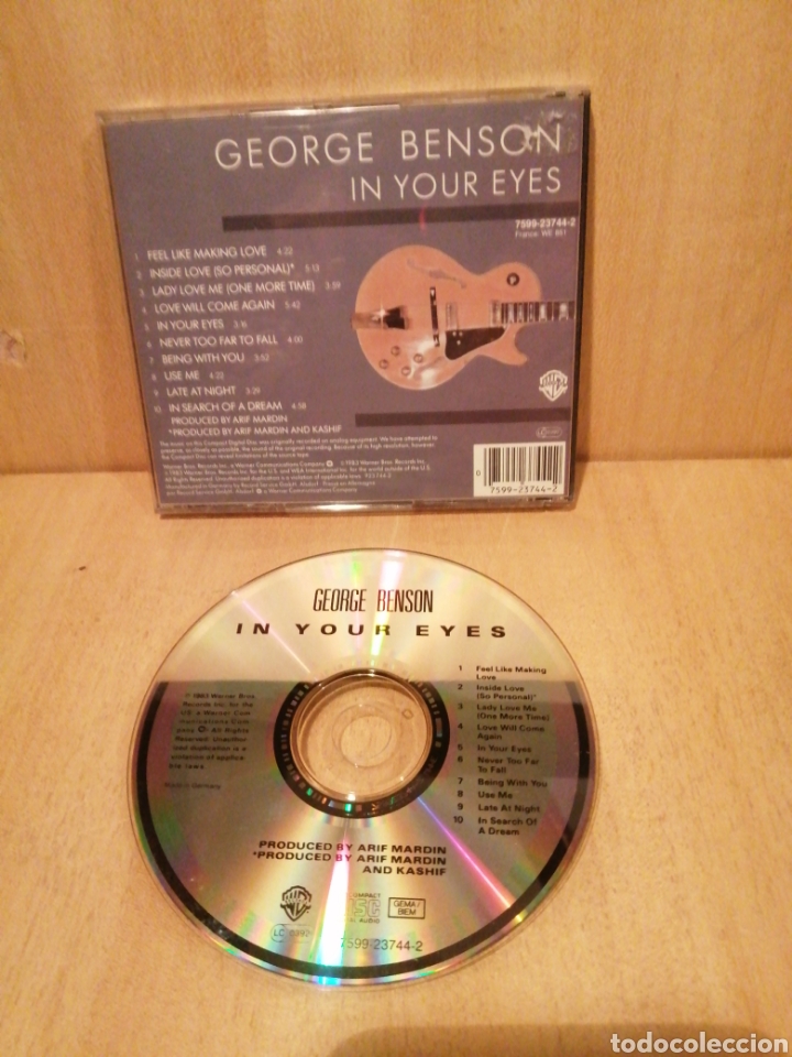 CDs de m&uacute;sica: George Benson. In your eyes. - Foto 2