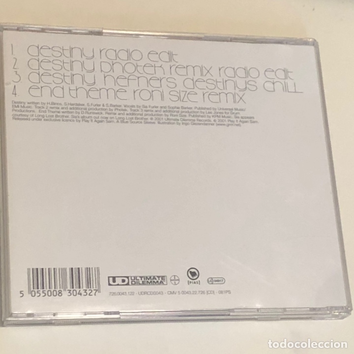 CDs de m&uacute;sica: Zero 7 - Destiny - CD single - Foto 2