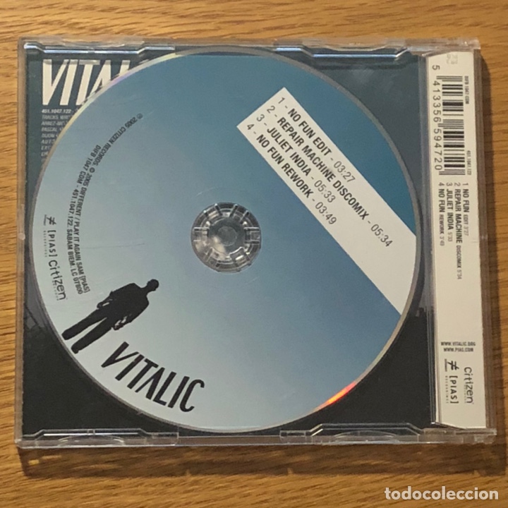 CDs de m&uacute;sica: Vitalic - No Fun - cd single - Foto 2