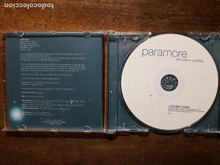CDs de m&uacute;sica: Paramore - all we know is falling - Foto 2